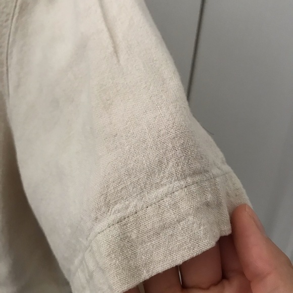 napa valley linen & rayon blend button down shirt - Picture 6 of 8